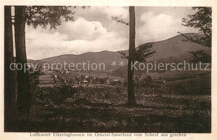 Elkeringhausen Winterberg Orketal Panorama