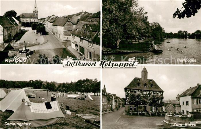 Holzappel Marktplatz Herthasee Campingplatz Zum Baeren