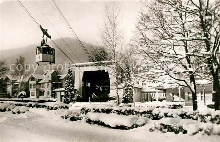 Harzburg Bad Schwebebahn Talstation Winter