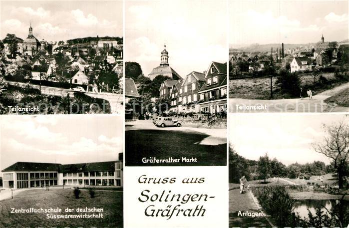 Graefrath Graefenrather Markt Anlagen Zentralfachschule Suesswarenwirtschaft
