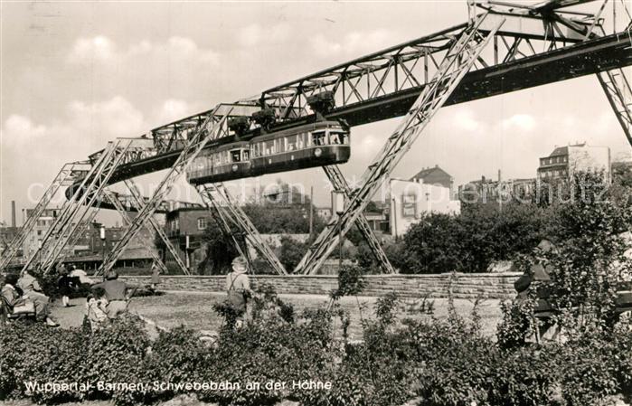 Barmen Wuppertal Schwebebahn