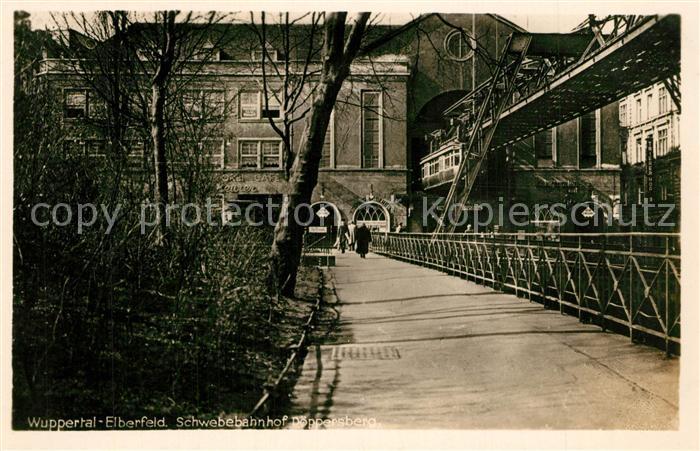 Elberfeld Wuppertal Schwebebahnhof Doeppersberg