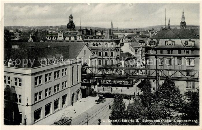 Elberfeld Wuppertal Schwebebahnhof Doeppersberg