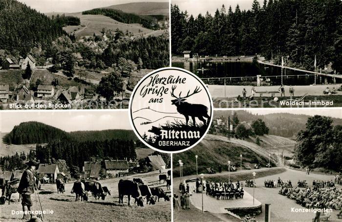Altenau Harz Brocken Waldschwimmbad Damenkapelle Konzertgarten