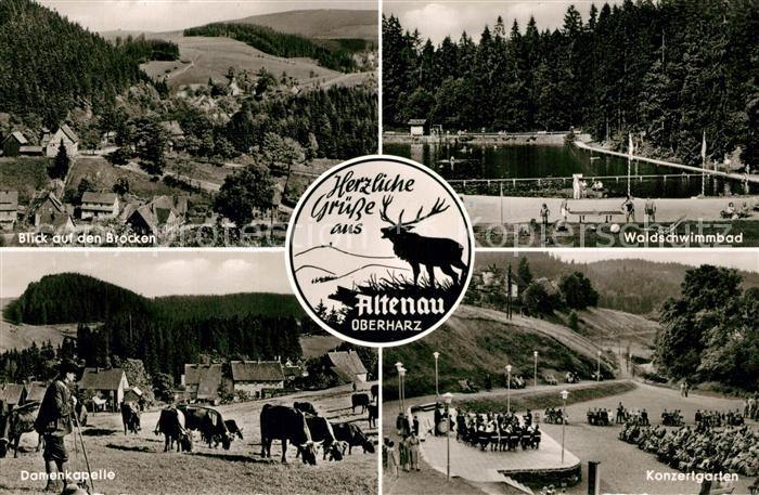 Altenau Harz Brocken Waldschwimmbad Damenkapelle Konzertgarten