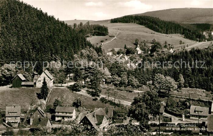 Altenau Harz Panorama Brocken