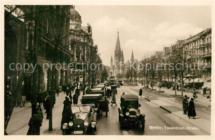 BERLIN  CITY Tauentzien Strasse KaDeWe Kaiser Wilhelm Gedaechtnis Kirche