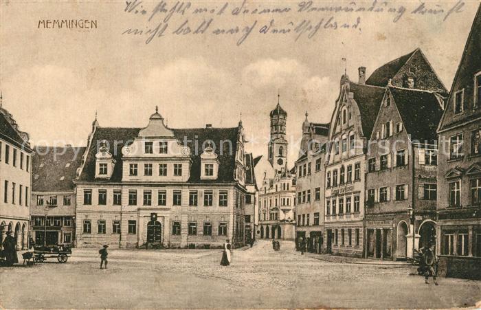Memmingen Bayern Rathaus Stadtansichten