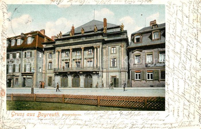 BAYREUTH Bayern Opernhaus