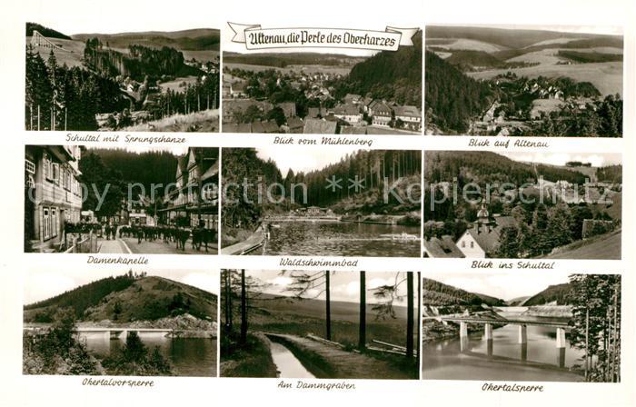 Altenau Harz Schultal Sprungschanze Muehlenberg Okertalsperre