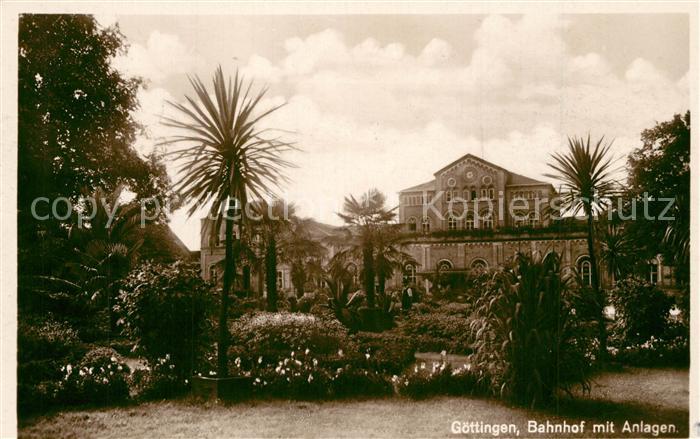 Goettingen Niedersachsen Bahnhof Anlagen
