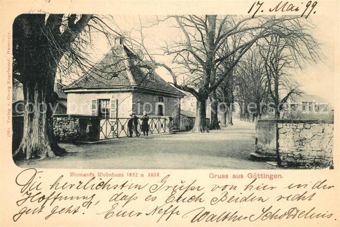 Goettingen Niedersachsen Bismarcks Wohnhaus