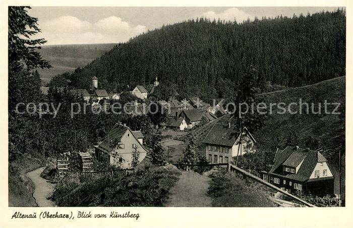 Altenau Harz Blick vom Kunstberg