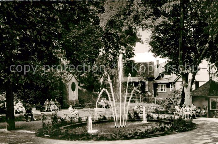 Altenau Harz Leuchtspringbrunnen