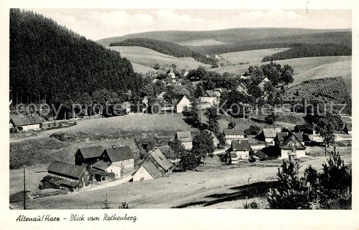 Altenau Harz Blick vom Rathenberg