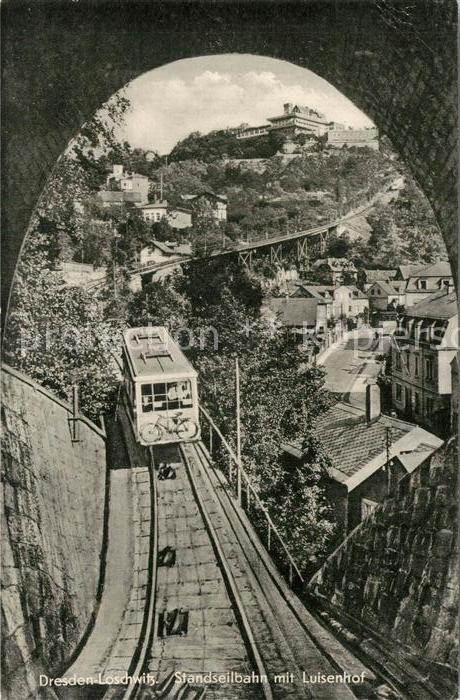 Loschwitz Dresden Standseilbahn Luisenhof