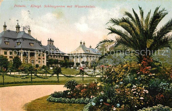 Pillnitz Koeniglicher Schlossgarten Wasserpalais