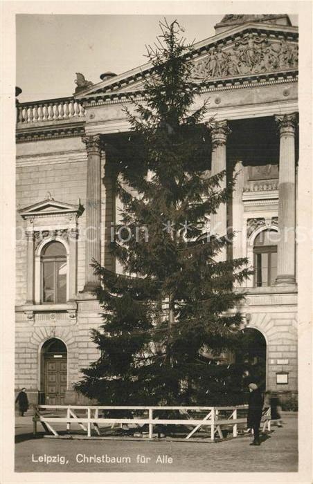LEIPZIG Sachsen Christbaum fuer alle