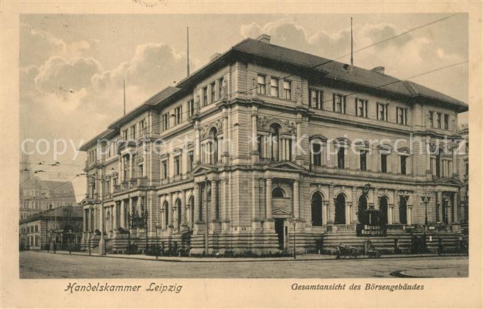 LEIPZIG Sachsen Handelskammer Boersengebaeude