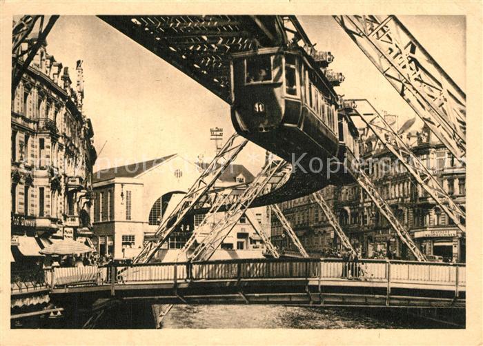 WUPPERTAL NRW Schwebebahn Doeppersberg