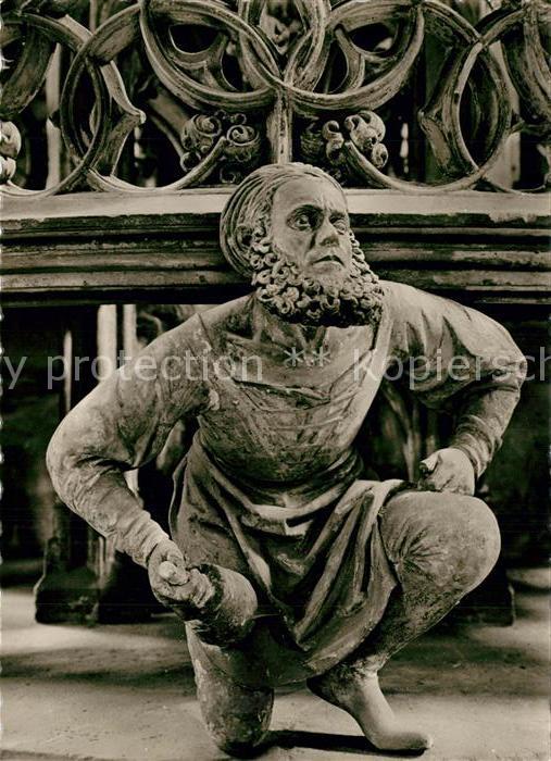 NueRNBERG  CITY Lorenzkirche Selbstbildnis Adam Kraft Sakramentshaeuschen