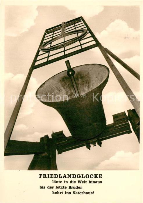 Friedland Goettingen Friedlandglocke laeute in die Welt hinaus