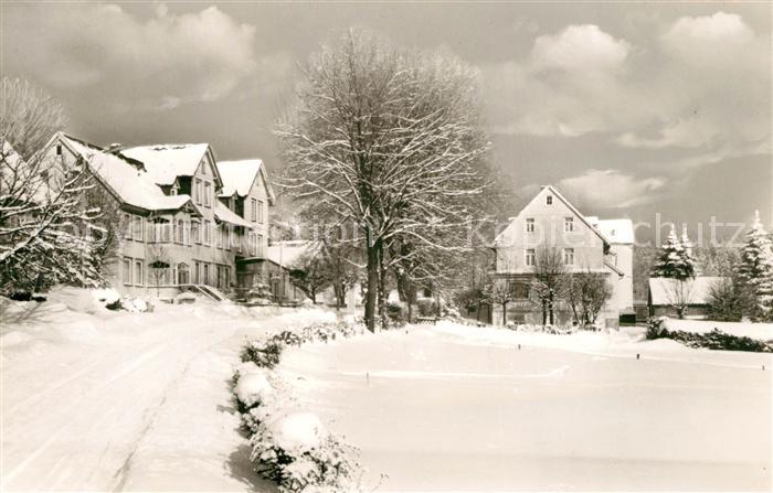 Bockswiese-Hahnenklee Harz Haus Niedersachsen Winterlandschaft