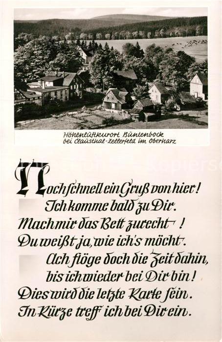 Buntenbock Panorama Gedicht