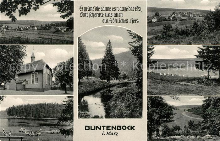 Buntenbock Kirche Stausee Panorama