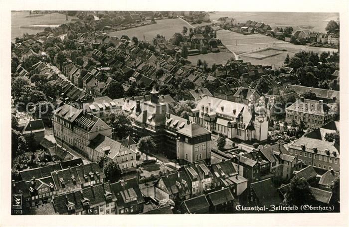 Clausthal-Zellerfeld Goslar Niedersachsen Fliegeraufnahme
