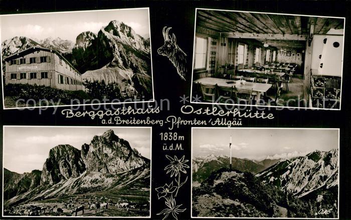 Breitenberg Pfronten Berggasthof Gipfelkreuz Ostlerhuette
