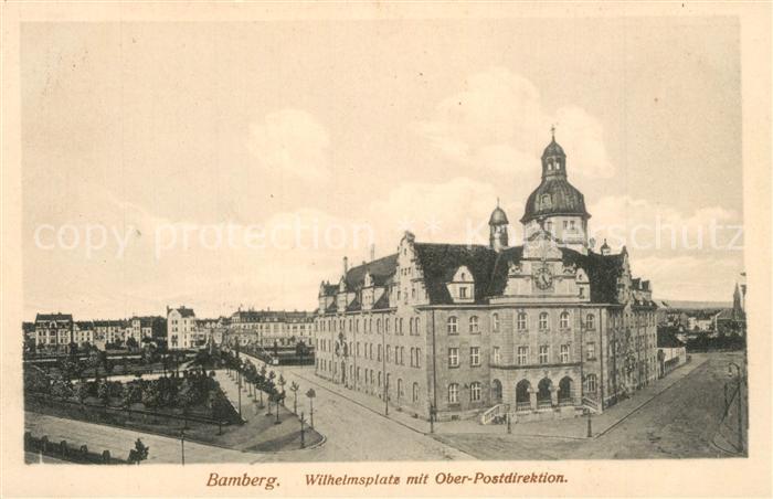 Bamberg Wilhelmsplatz Postdirektion