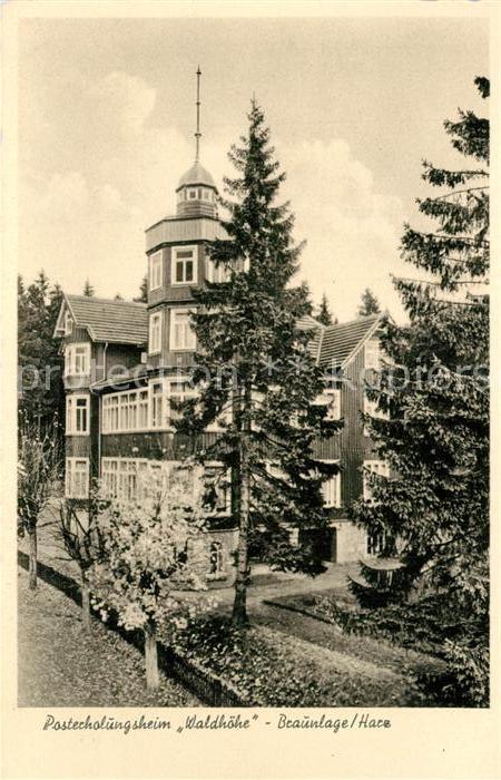 Braunlage Harz Posterholungsheim Waldhoehe