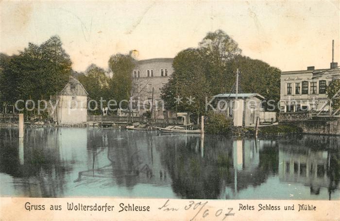 Woltersdorfer Schleuse Rotes Schloss Muehle