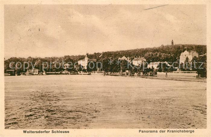 Woltersdorfer Schleuse Panorama Kranichsberge