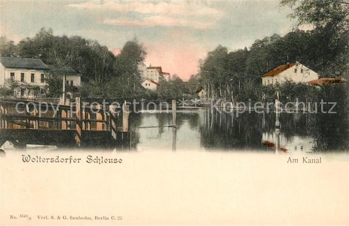 Woltersdorfer Schleuse Am Kanal