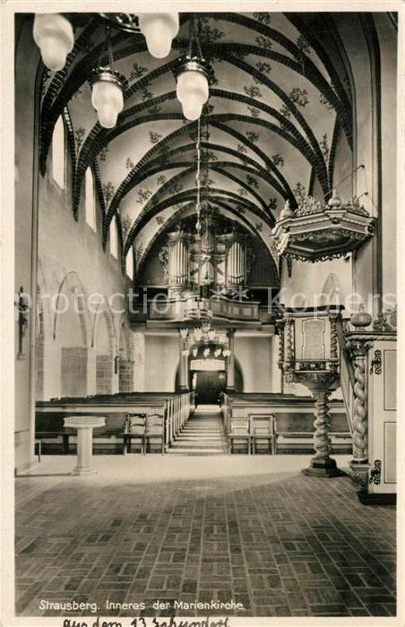 Strausberg Brandenburg Marienkirche Altarraum