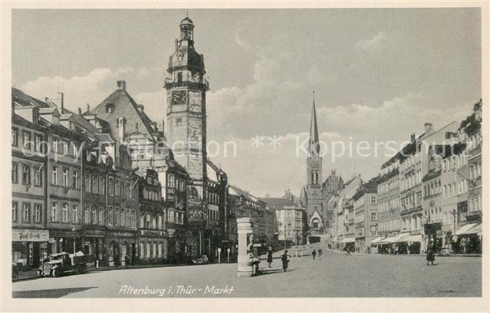 Altenburg Thueringen Marktplatz