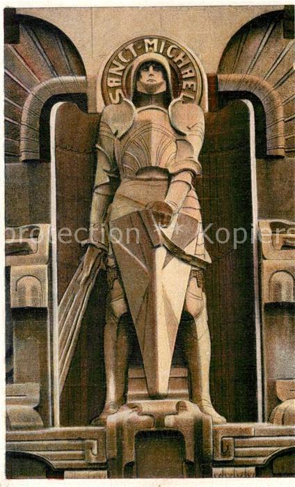 LEIPZIG Sachsen Voelkerschlachtdenkmal Sankt Michael