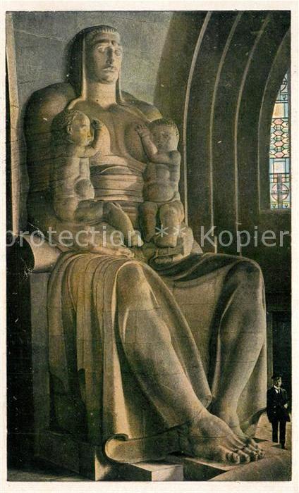 LEIPZIG Sachsen Voelkerschlachtdenkmal Deutsche Volkskraft