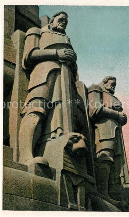 LEIPZIG Sachsen Voelkerschlachtdenkmal Hueter der Freiheit