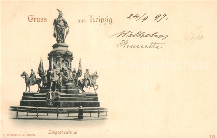 LEIPZIG Sachsen Siegesdenkmal