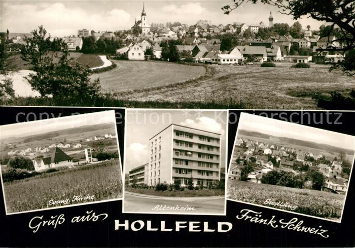 Hollfeld Kirche Siedlung Altenheim Panorama