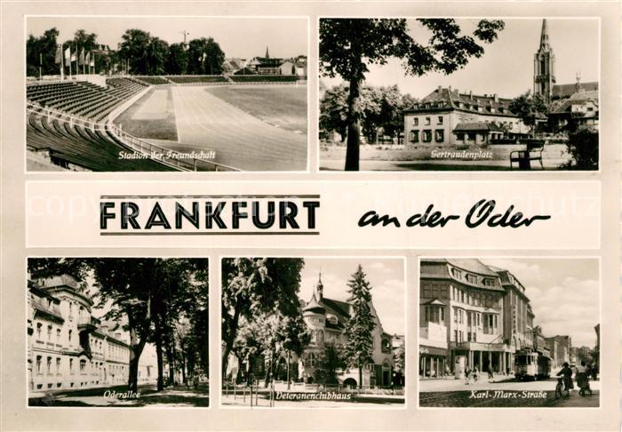Frankfurt Oder Stadion Freundschaft Gertraudenplatz Oderallee Veteranenclubhaus
