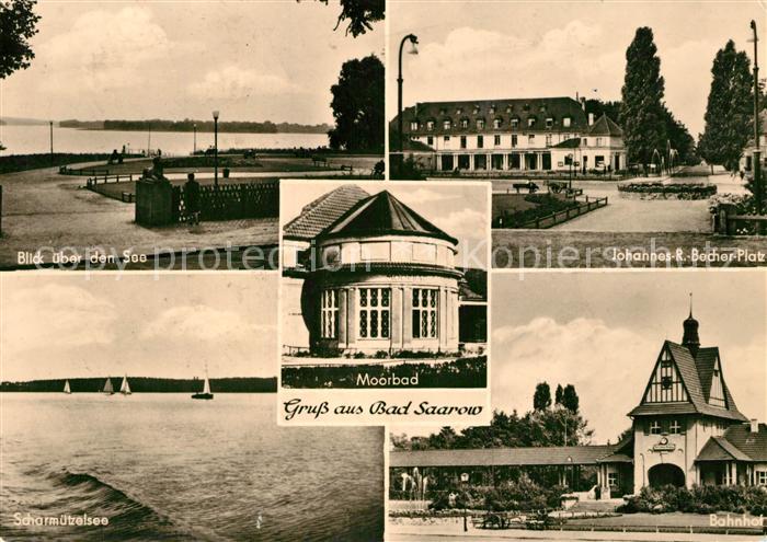 Bad Saarow See Johannes R Becher Platz Moorbad Scharmuetzelsee Bahnhof
