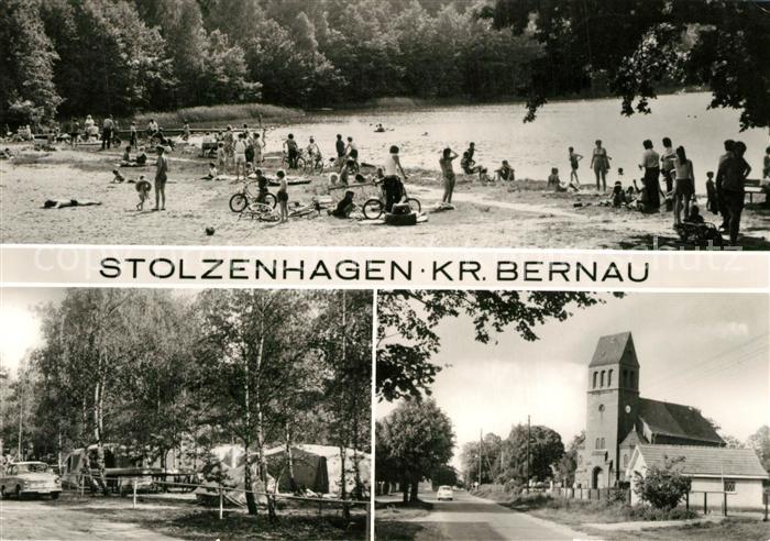 Stolzenhagen Wandlitz Kirche Campingplatz Badestrand