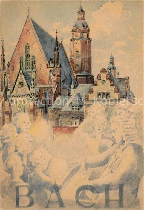 LEIPZIG Sachsen Erste Leipziger Friedensmesse Zeichnung Bach