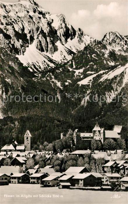 Fuessen Allgaeu mit Schlicke