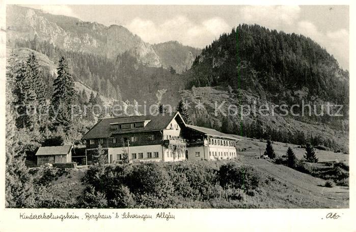Schwangau Kindererholungsheim Berghaus