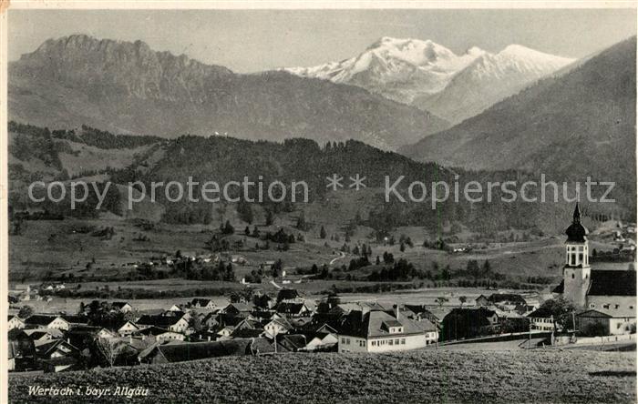 Wertach Panorama mit Kirche